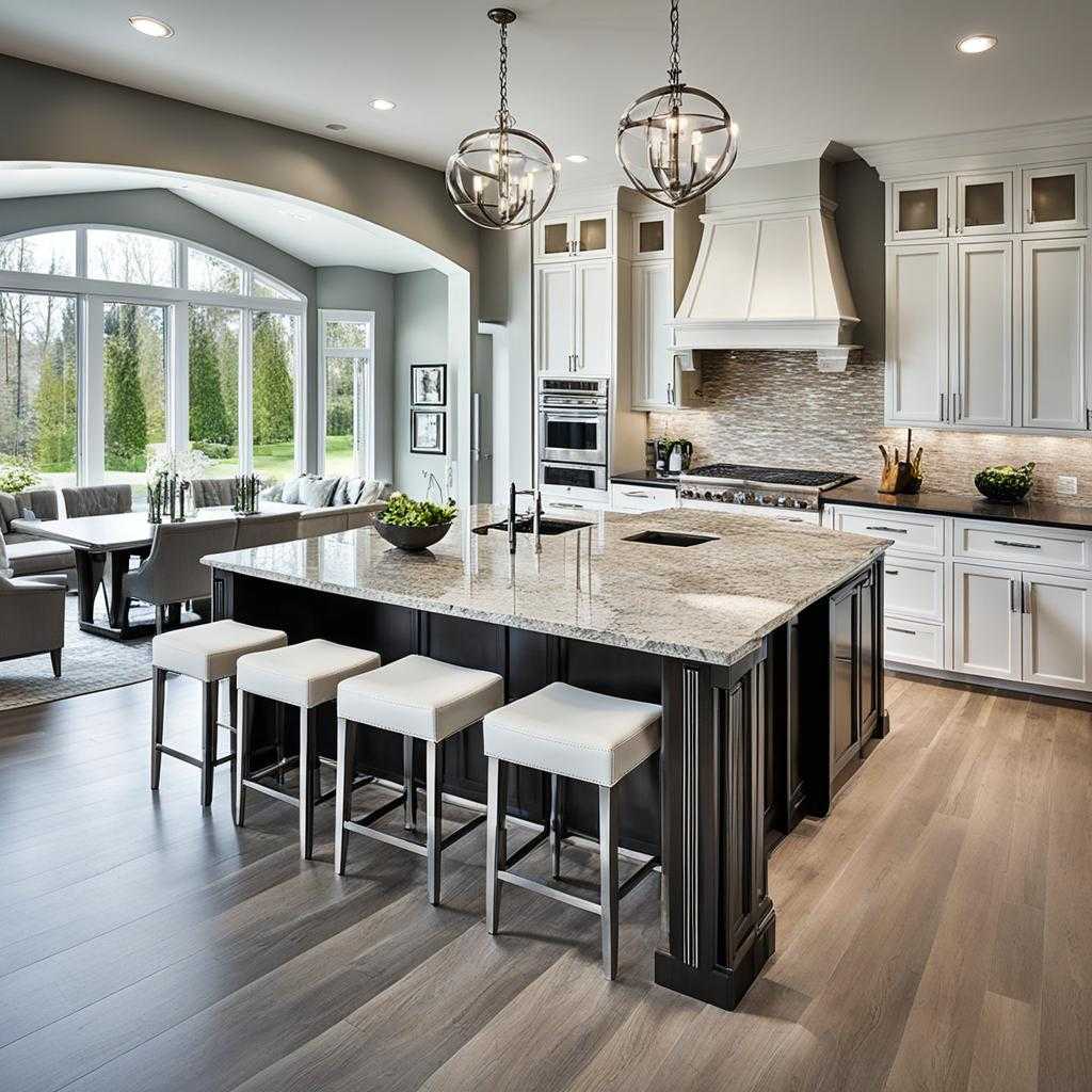 Modern Kitchen Design with Island Layout