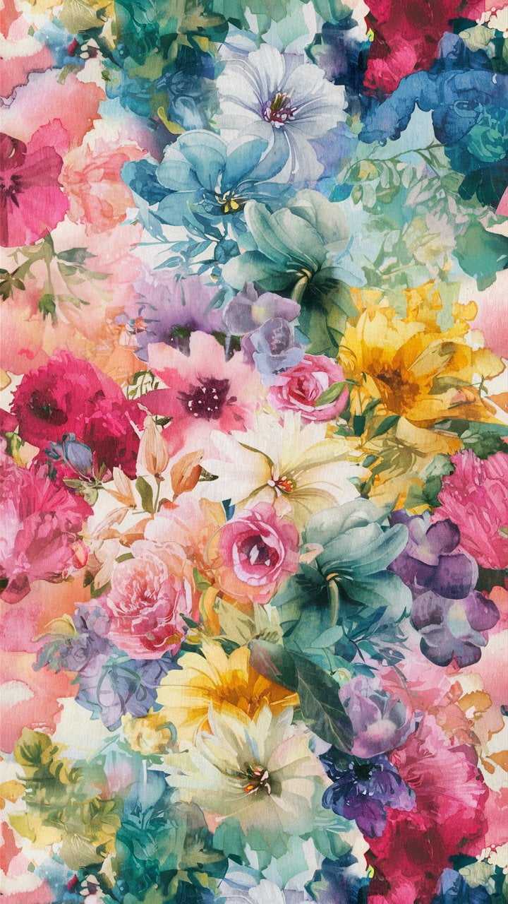 Top Watercolor Floral Wallpaper Prints of the Year