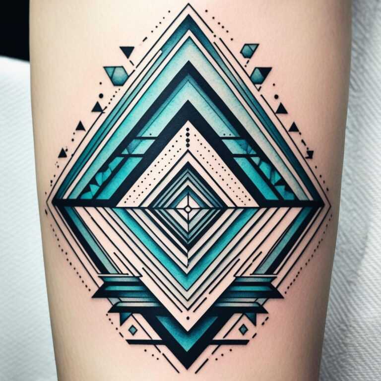geometric tattoo design