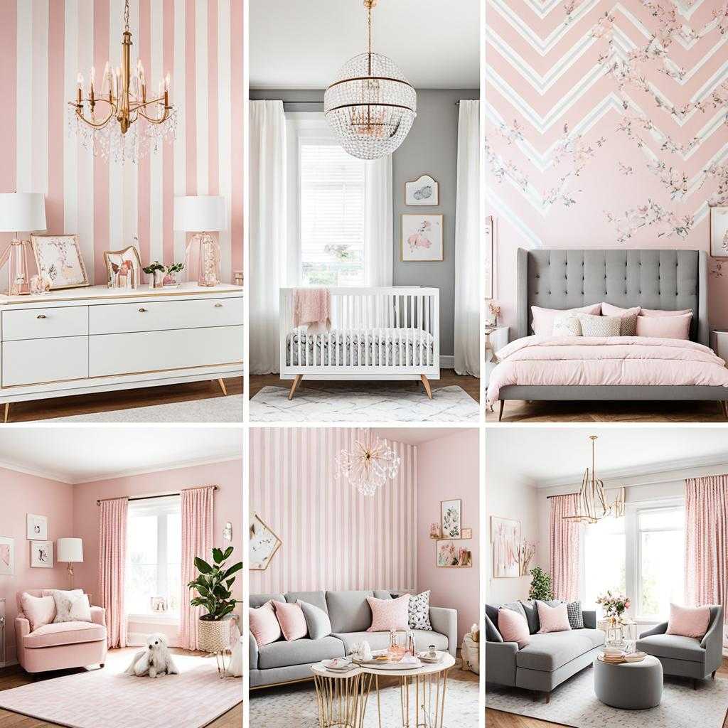 pink wallpaper in different settings pink wallpaper in different settings