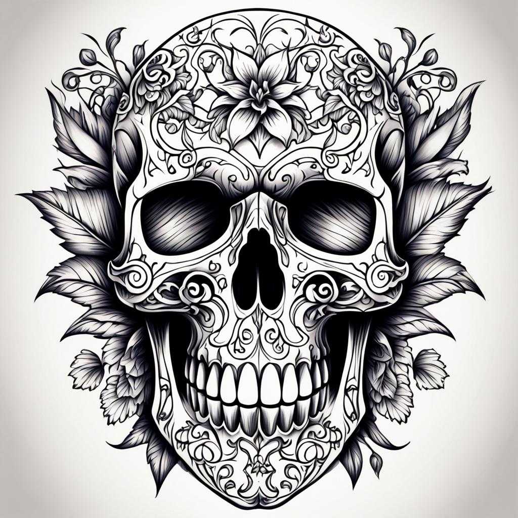 skull tattoo design