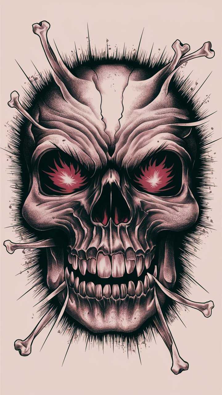 skull tattoo design 3
