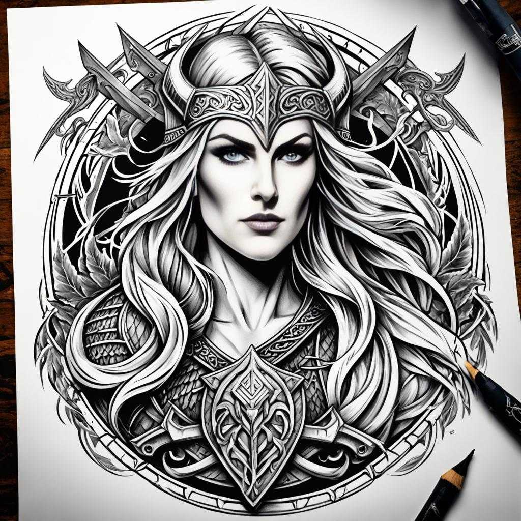 Viking Valkyrie Tattoo Design Inspirations