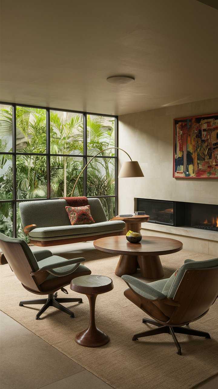 mid century modern interior design