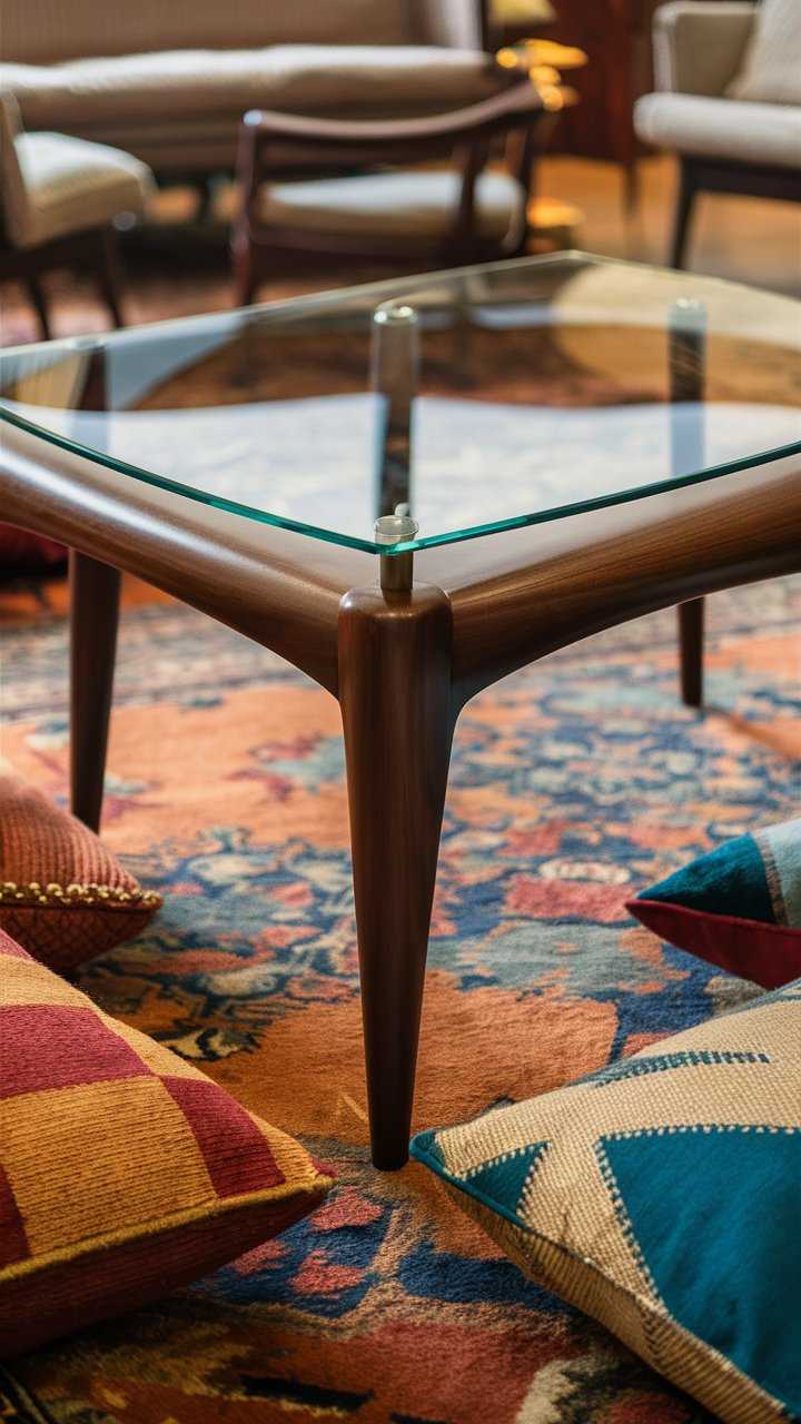 mid century modern coffee table