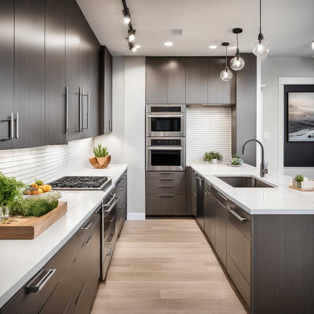 Galley kitchen cabinet layouts