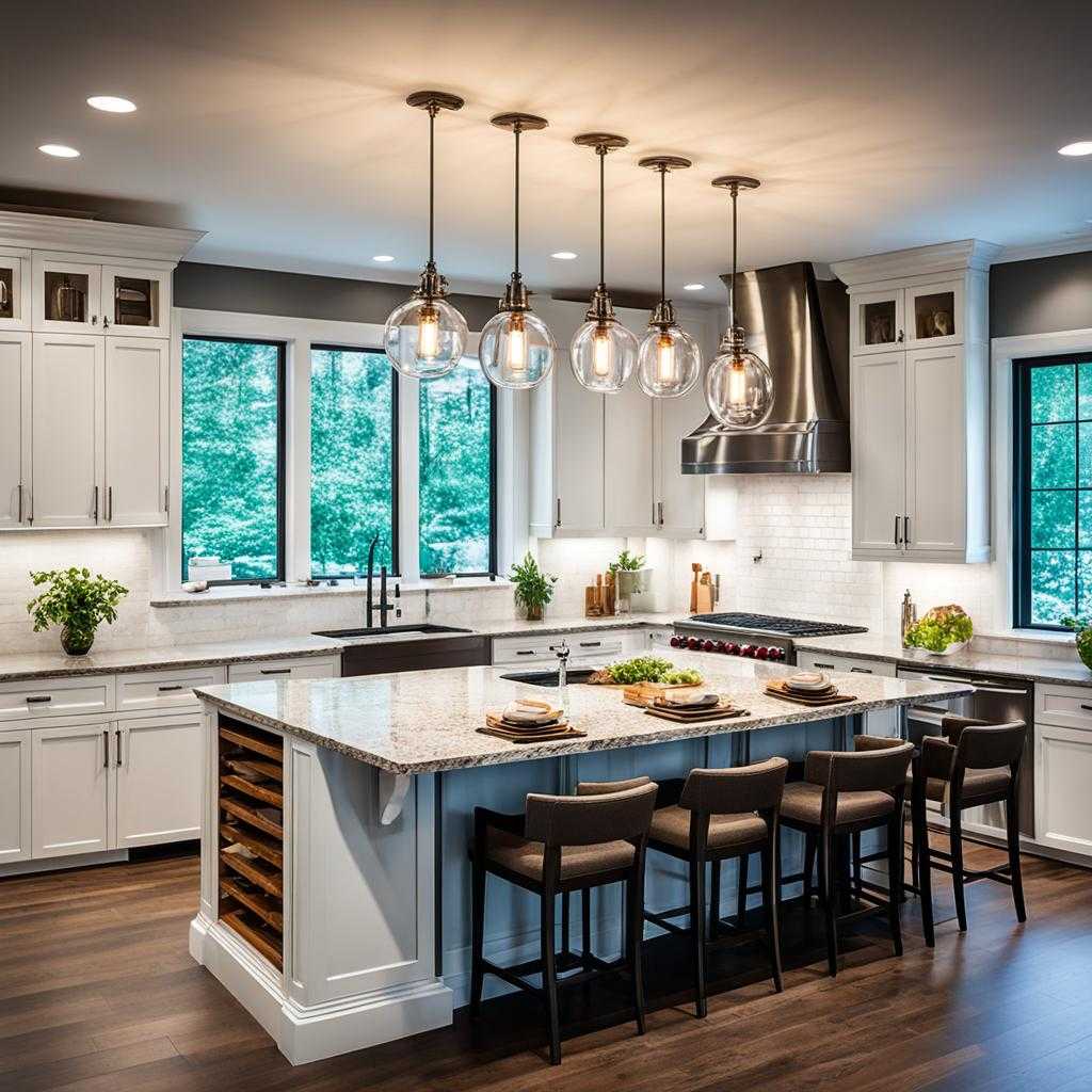 Kitchen island lighting Kitchen island lighting