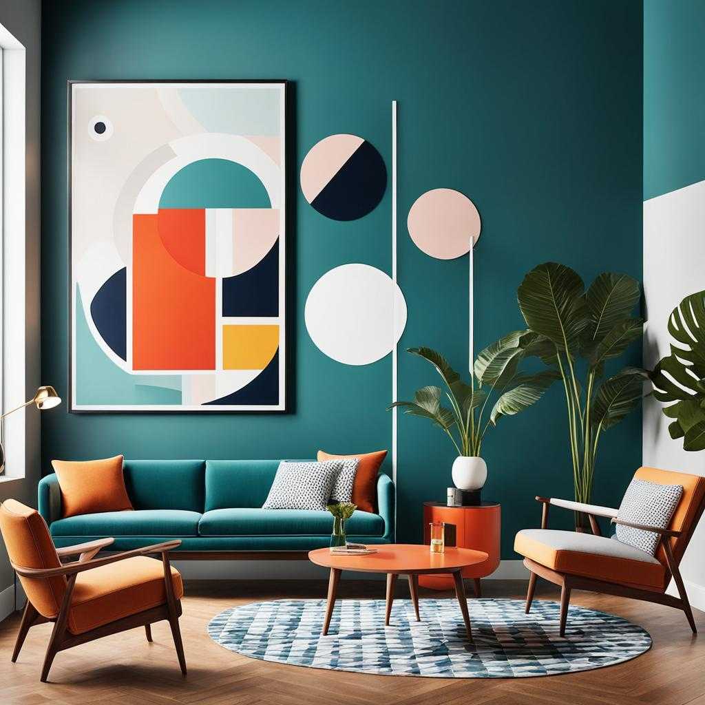 mid century modern artwork