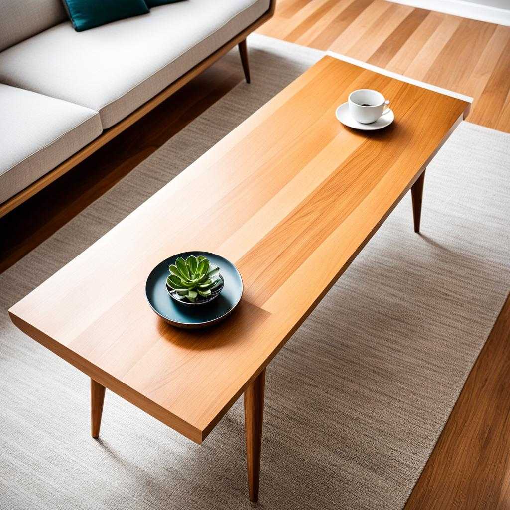 mid century modern coffee table