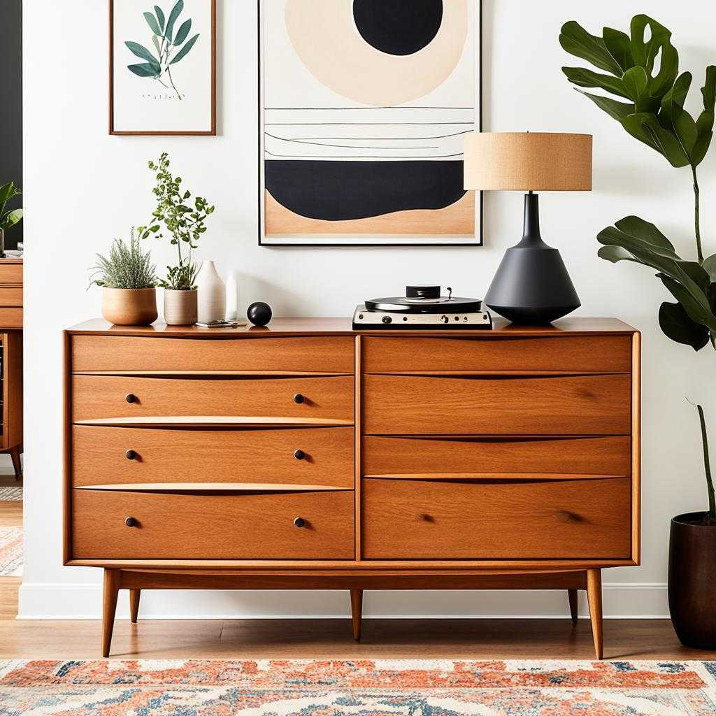 mid century modern dresser