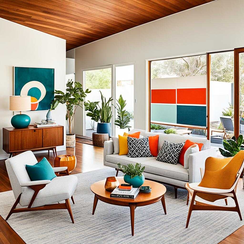 mid century modern interiors