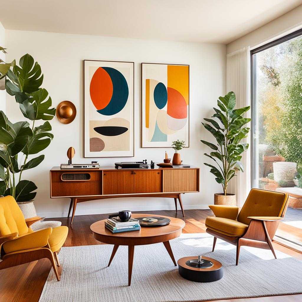 mid century modern interiors