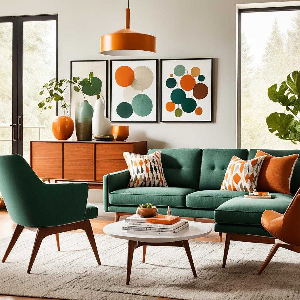 mid century modern interiors