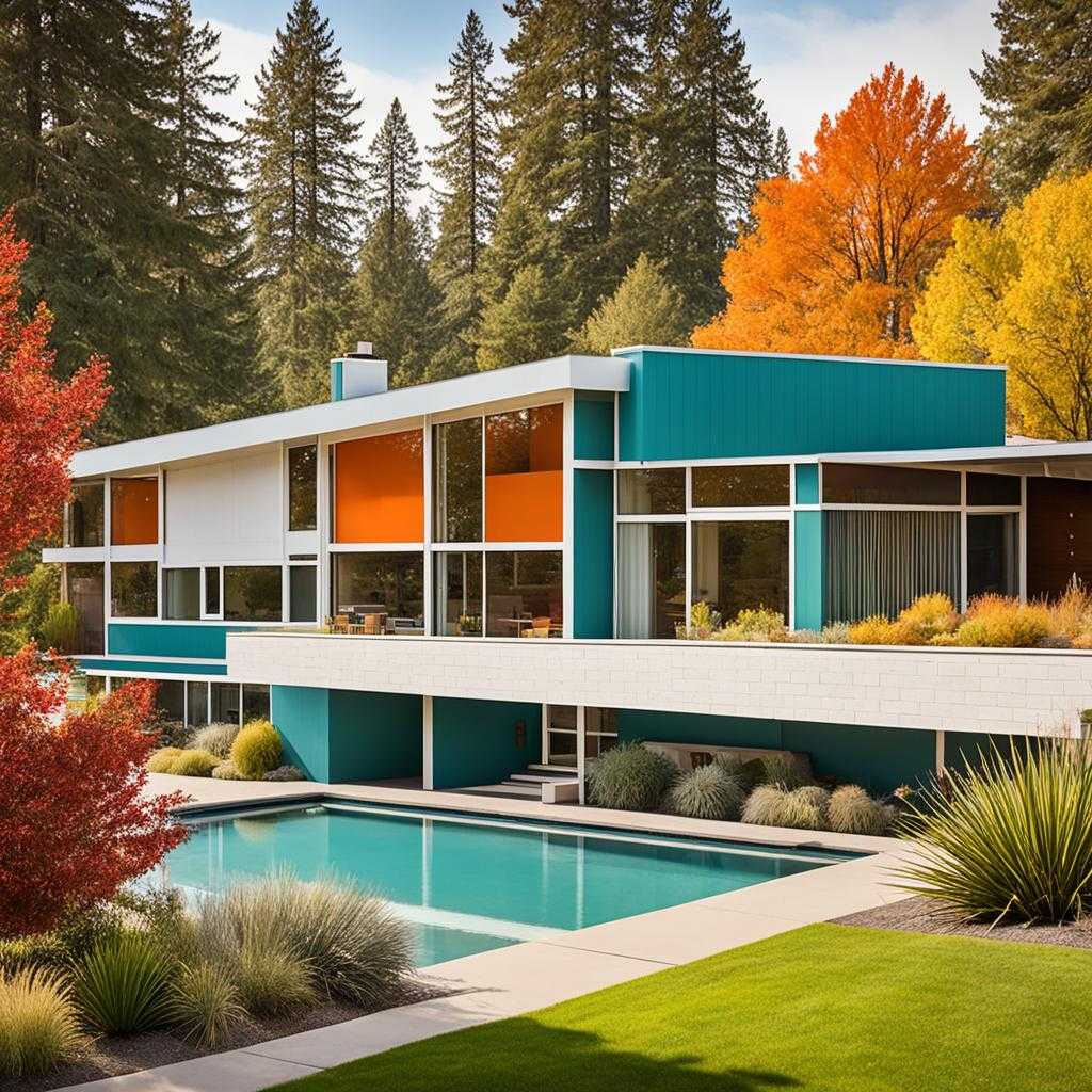 mid century modern regional styles