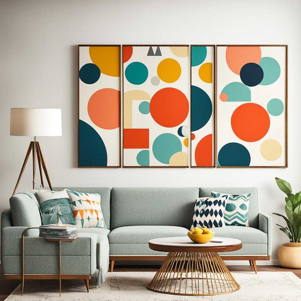 mid century modern wall art