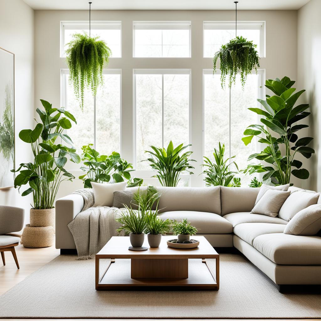 zen decor with indoor plants and neutral color palette zen decor with indoor plants and neutral color palette