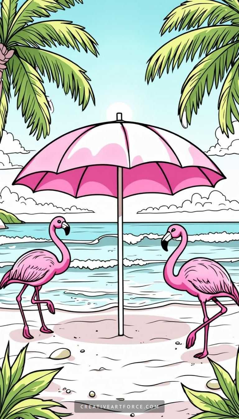 Summer Coloring Page