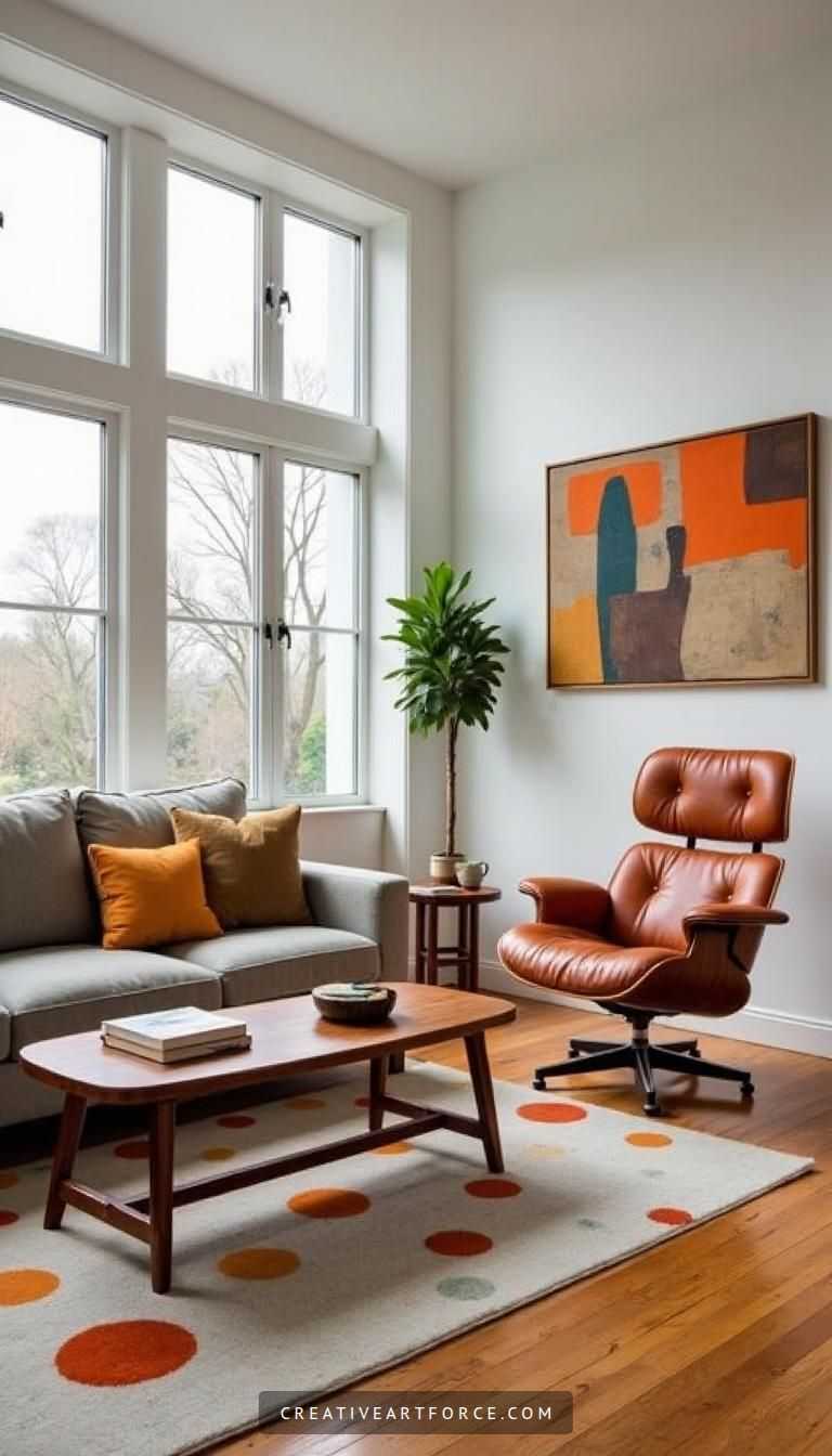 Mid Century Modern Living Room