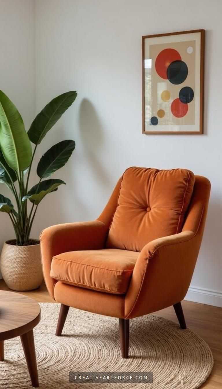 Mid Century Modern Living Room Design