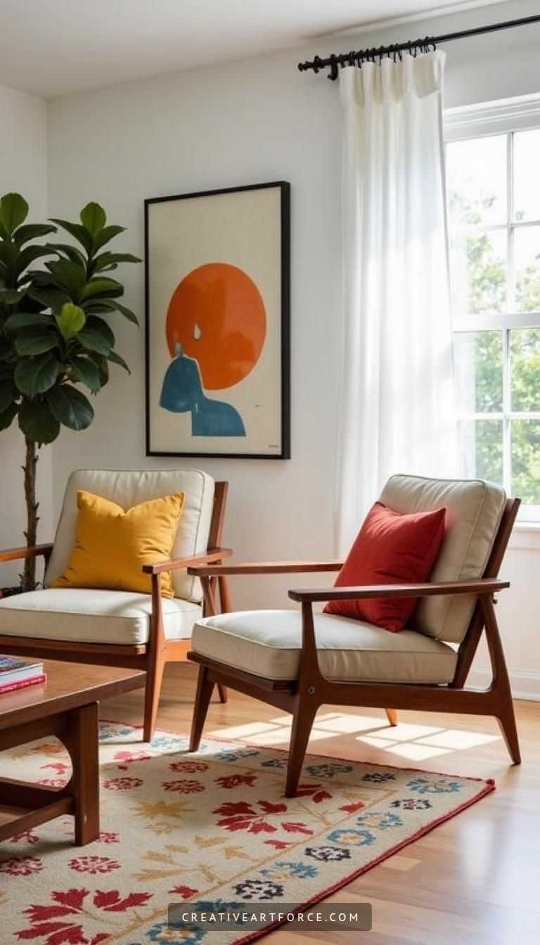 Mid Century Modern Living Room