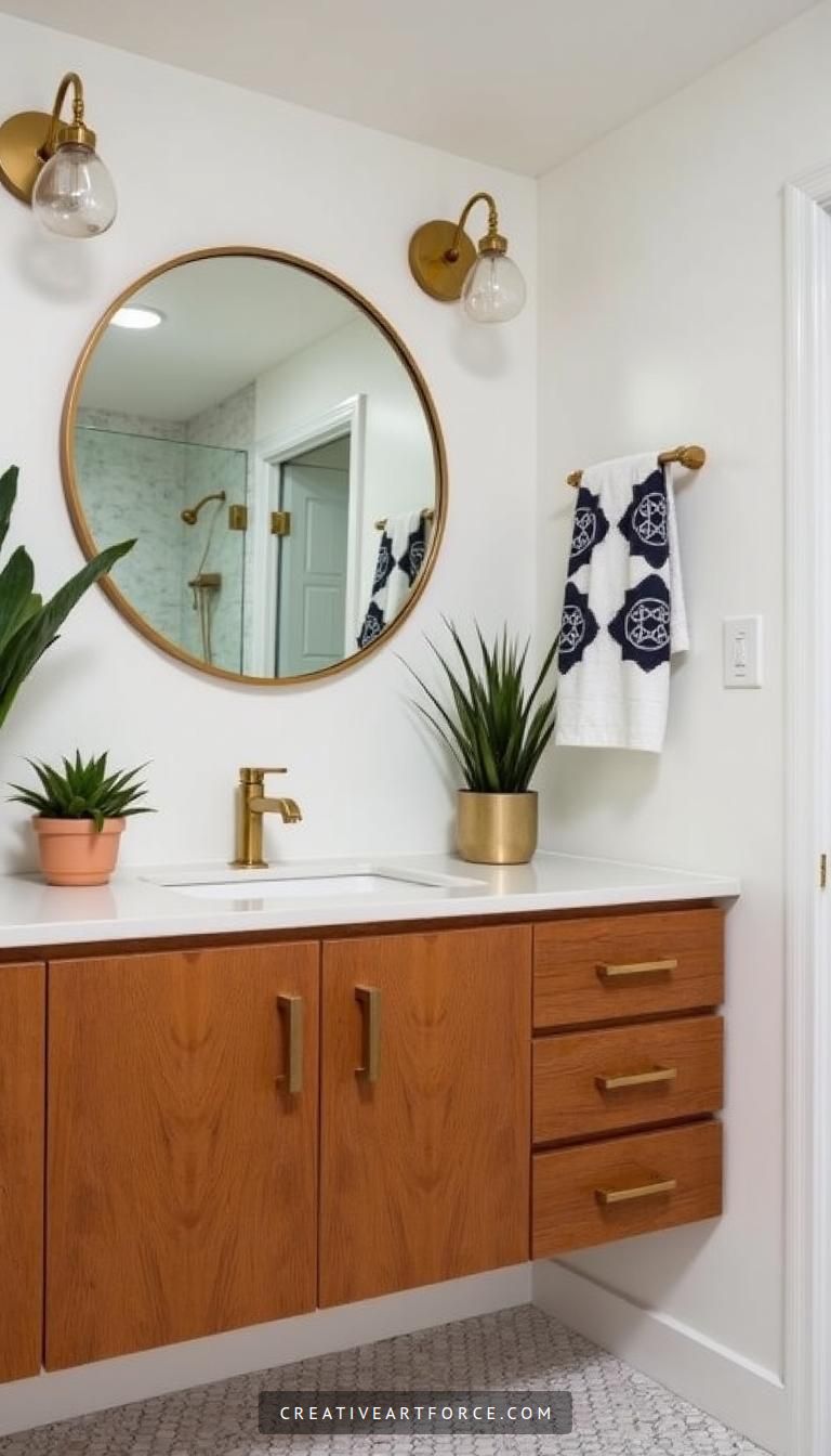 Mid Century Bathroom Design