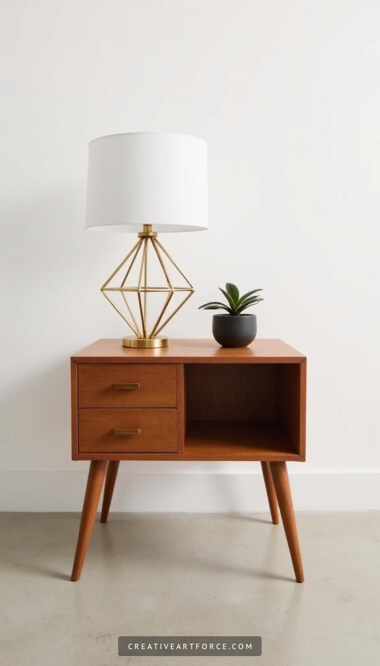 Stylish Mid-Century Modern End Table Decor