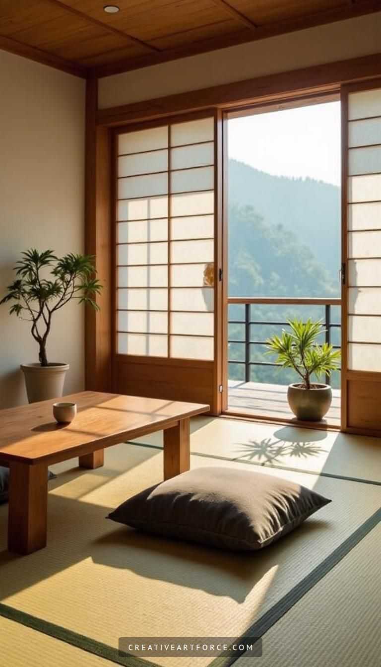 Japanese Living Room Design