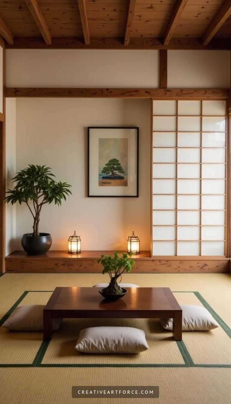 Cozy Japanese-Inspired Space