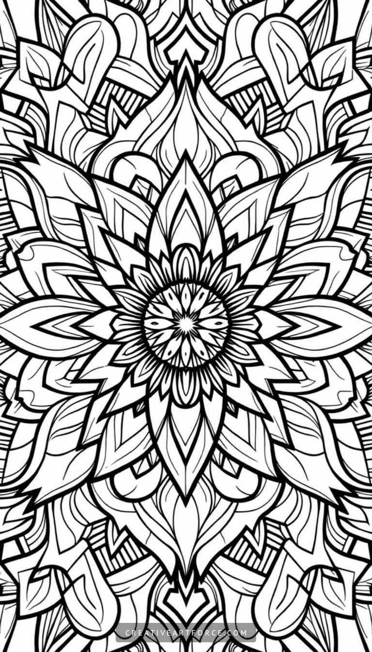 Coloring Book Mandala Patterns