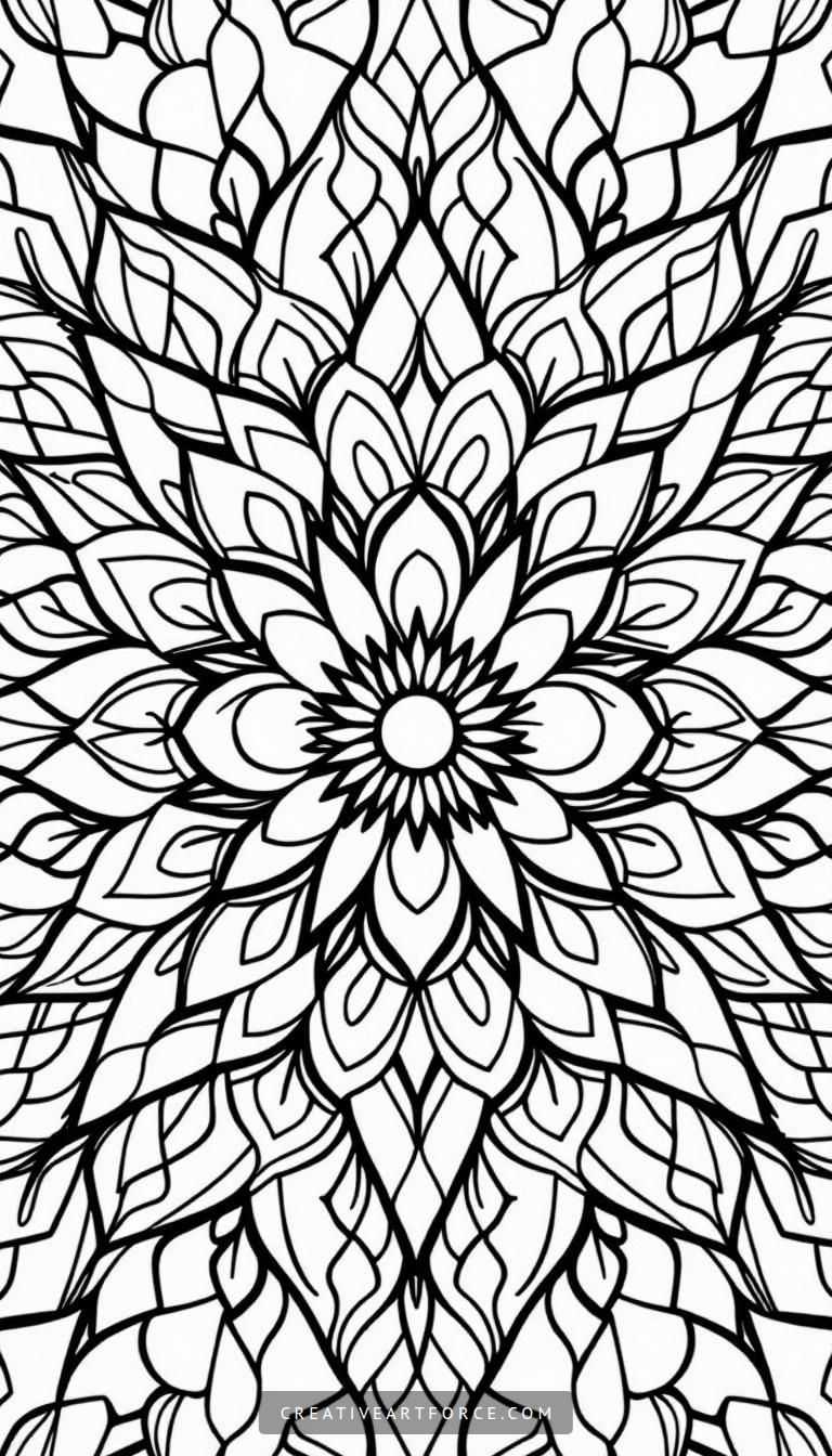 Coloring Book Mandala