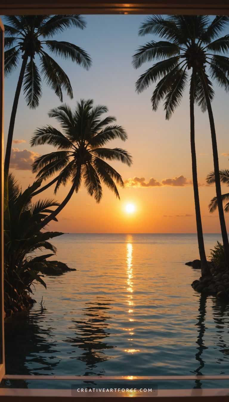 Beautiful deep sea wallpaper depicting tranquility and serene ocean depths