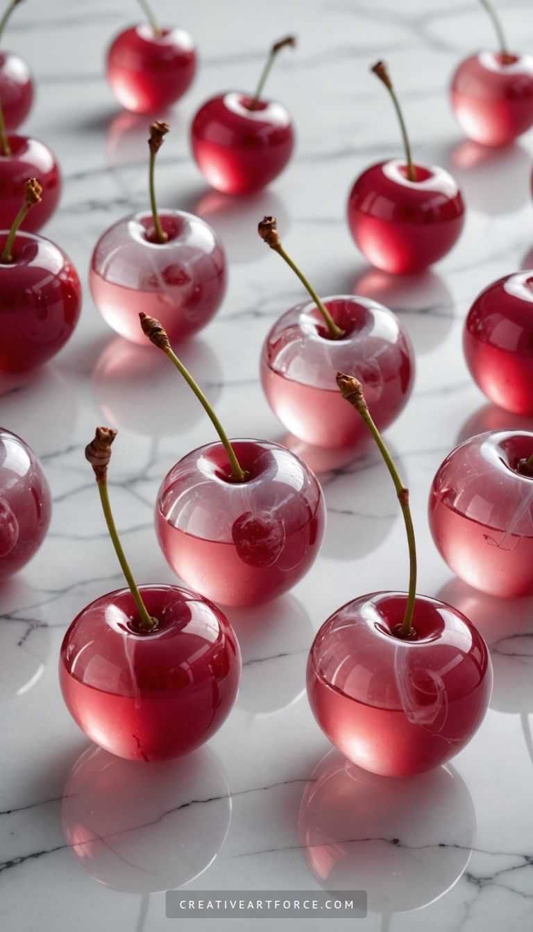 A stunning piece showcasing marble waves in silvery-blue and gold hues