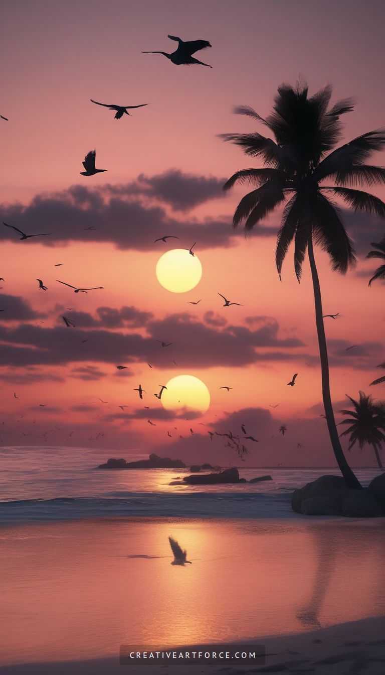 Breathtaking 4K tropical sea view from a seaside cave