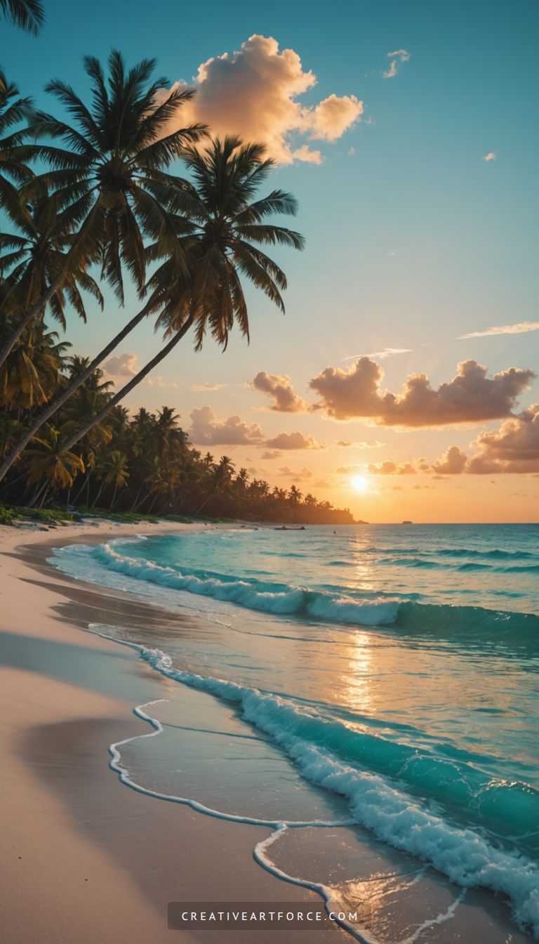 A panoramic view of the tropical sea from inside the cave