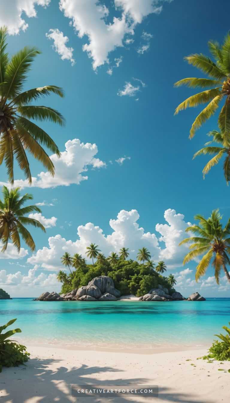 Sunset scene with ocean, mountains, and golden ambient light